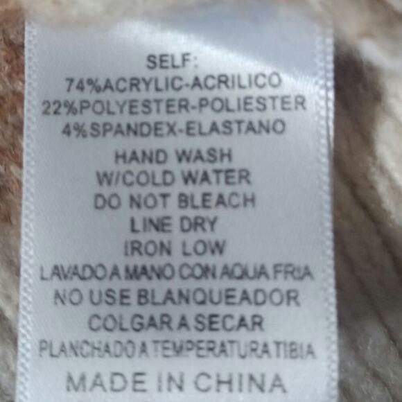 Lysticle Argyle Sweater Multicolored Small - Picture 5 of 5